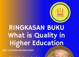WHAT IS QUALITY IN HIGHER EDUCATION (RINGKASAN BUKU) SERI CATATAN FACHRUR ROZY)