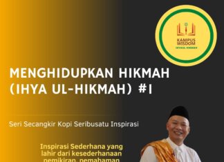 MENGHIDUPKAN HIKMAH (IHYA UL-HIKMAH) (SERI SECANGKIR KOPI SERIBU INSPIRASI)