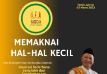 MEMAKNAI HAL-HAL KECIL (SERI SECANGKIR KOPI SERIBU INSPIRASI)